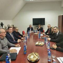 19 January 2023 National Assembly Speaker Dr Vladimir Orlic with the representatives of the Serbian community in the Republic of Slovenia